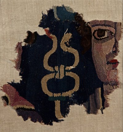 Male Face with a Caduceus by Unbekannt Unbekannt